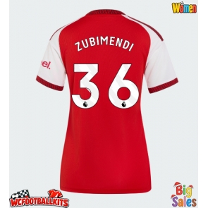 Arsenal Martin Zubimendi #36 Replica Home Stadium Shirt for Women 2026-27 Short Sleeve